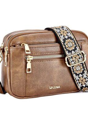 🆕 Crossbody Purse for Women Small Crossbody Bags Trendy Vegan Leather Shoulder